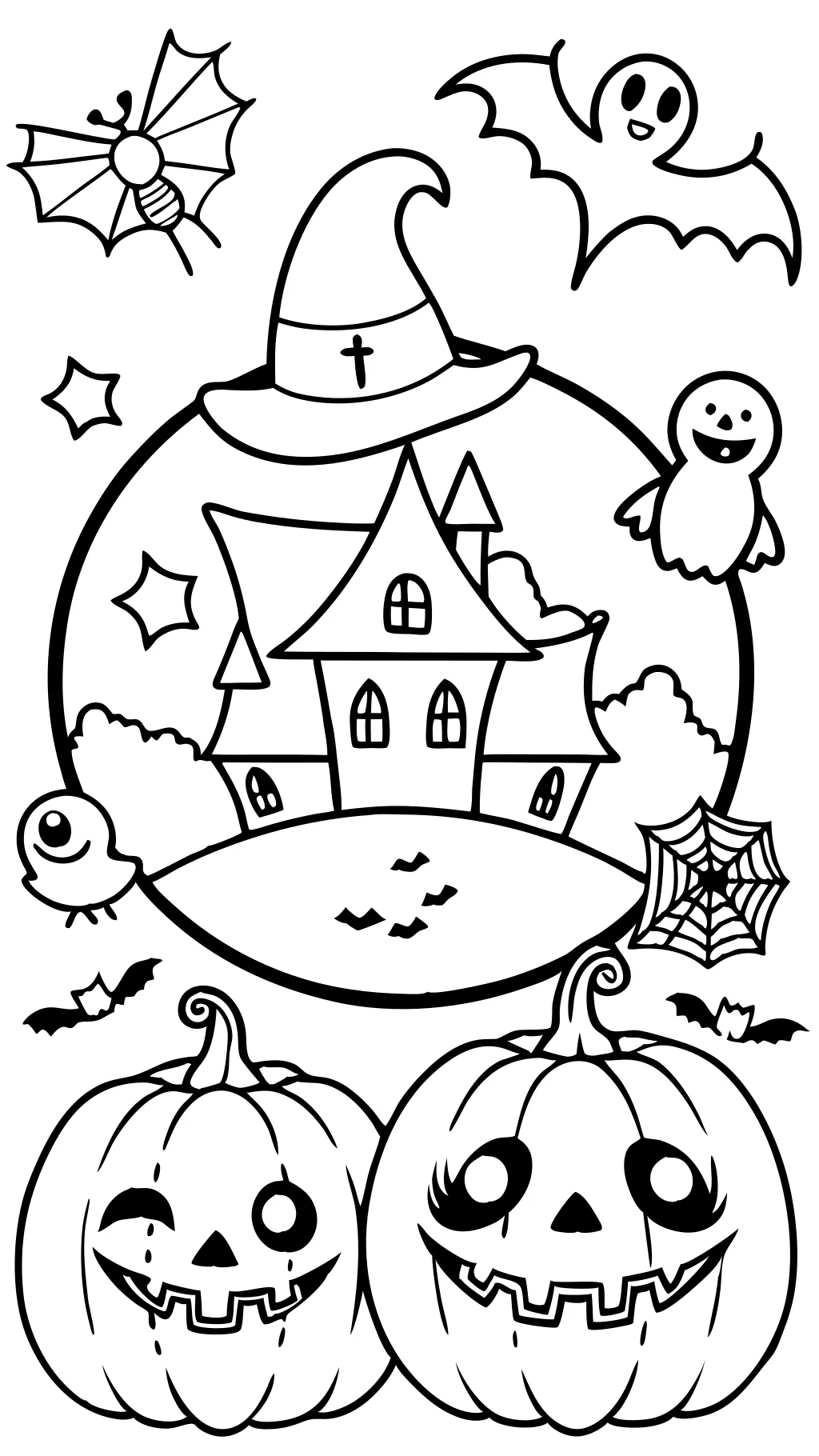 free color pages for halloween